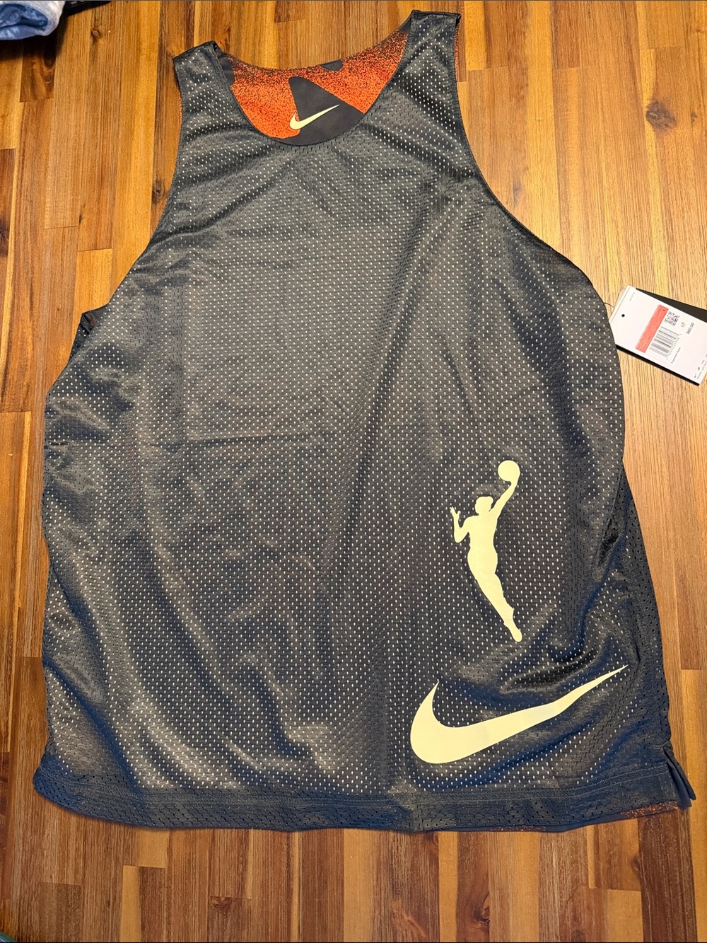 WNBA Nike Black Mesh Basketball Tank